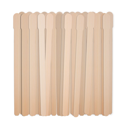 Шпатель мини деревянный для нанесения воска BRONSUN, 100 шт. фото 25