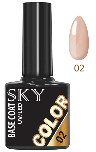№02 Базовое камуфлирующее покрытие Base Coat COLOR SKY 10 мл, 20254002