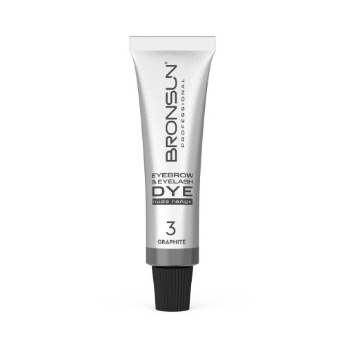 Крем-краска для бровей и ресниц NUDE RANGE BRONSUN, цвет графит #3, 15 мл фото 7