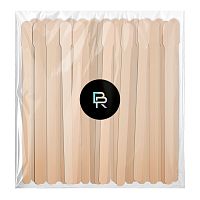 Шпатель мини деревянный для нанесения воска BRONSUN, 100 шт.