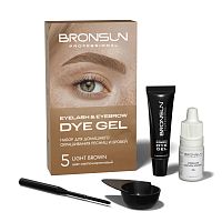 Набор для домашнего окрашивания BRONSUN, цвет светло-коричневый #5 Набор для домашнего окрашивания BRONSUN, цвет светло-коричневый #5