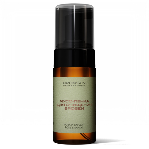 Мусс-пенка для очищения бровей ROSE&SANDAL BRONSUN, 100 мл