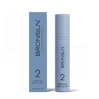 Состав #2 для долговременной укладки бровей BROW SCULPT BRONSUN, 10 мл