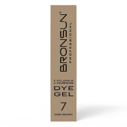 Краска для ресниц и бровей BRONSUN, цвет темно-коричневый #7, 15 мл фото 6