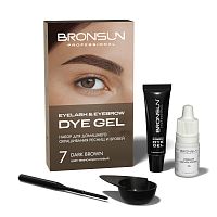 Набор для домашнего окрашивания BRONSUN, цвет темно-коричневый #7