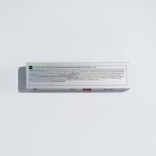 Состав #3 для ламинирования ресниц NOURISHING ESSENCE IC FACTORY, 5 мл фото 4