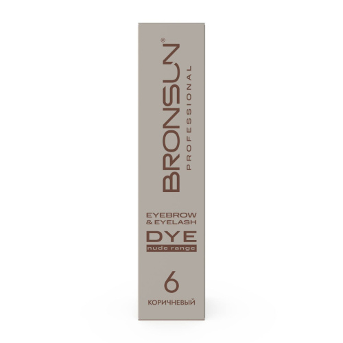 Крем-краска для бровей и ресниц NUDE RANGE BRONSUN, цвет коричневый #6, 15 мл фото 3